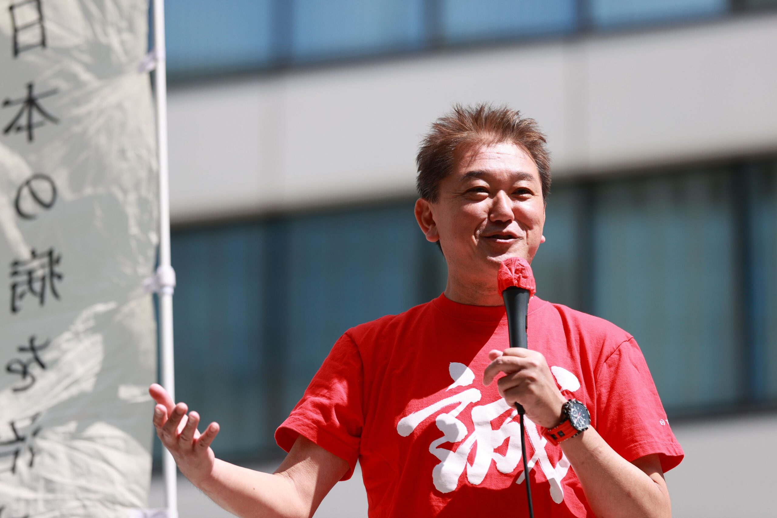 2025年5月14日（水）数寄屋橋・街頭演説を開催しました